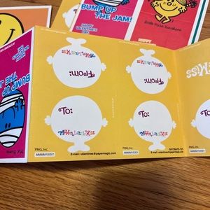 36 New MR MEN & LITTLE MISS  Class VALENTINES Cards 2010 Unused.